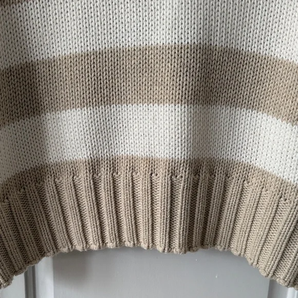 Quince collared cropped organic cotton sweater - Picture 6 of 6